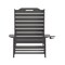 Flash Furniture Gray Adjustable Chaise Lounger with Cupholder, 2PK 2-LE-HMP-2017-414-GY-GG - alternate 8